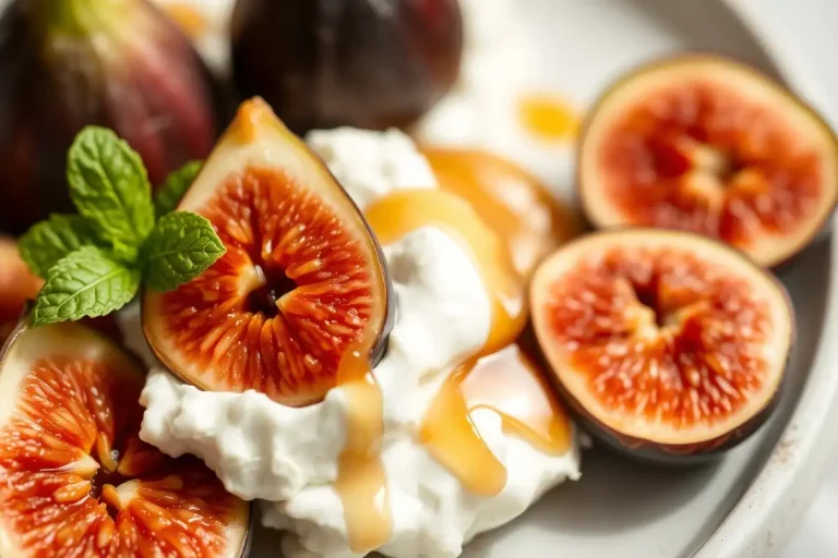Détails des bouchées apéritives figue et ricotta