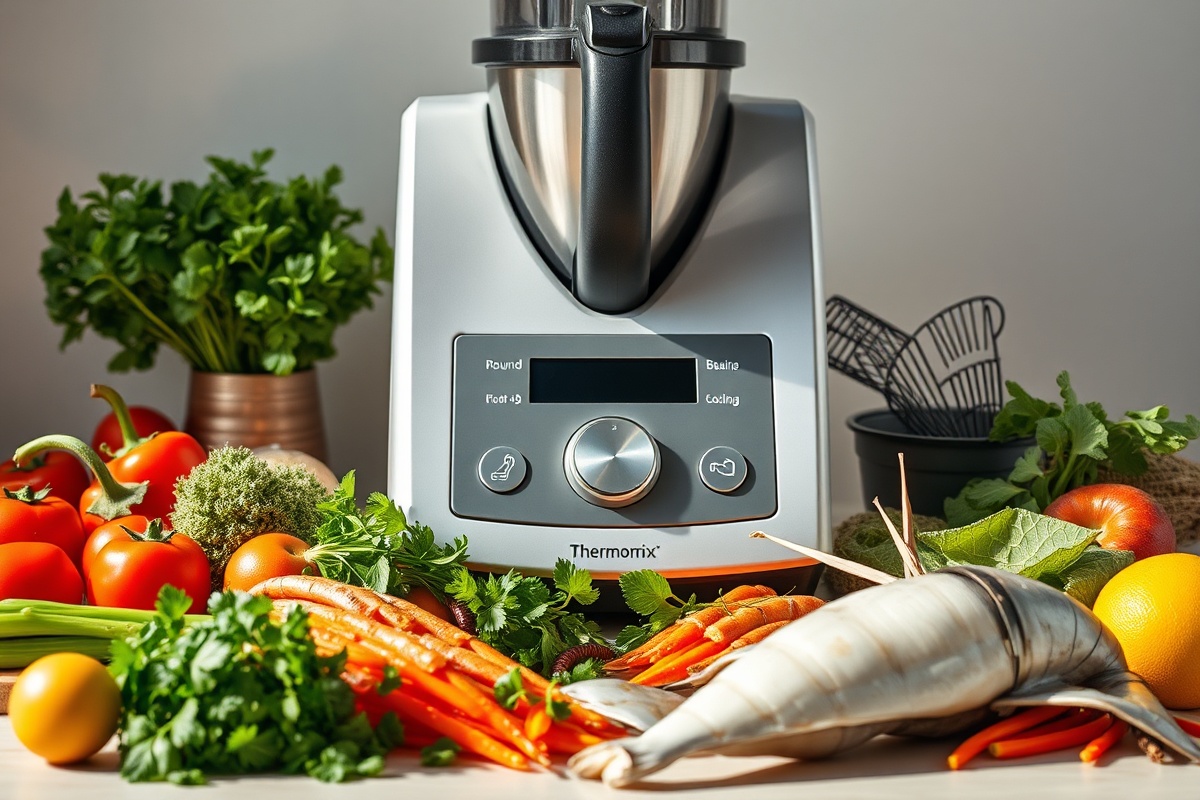 Prise de vue rapprochée d'un Thermomix