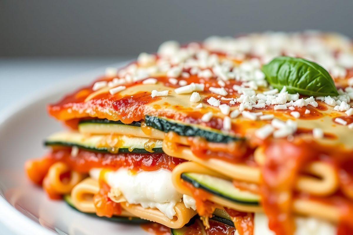 Lasagne De Courgettes Avec Ricotta Et Basilic (jpg)