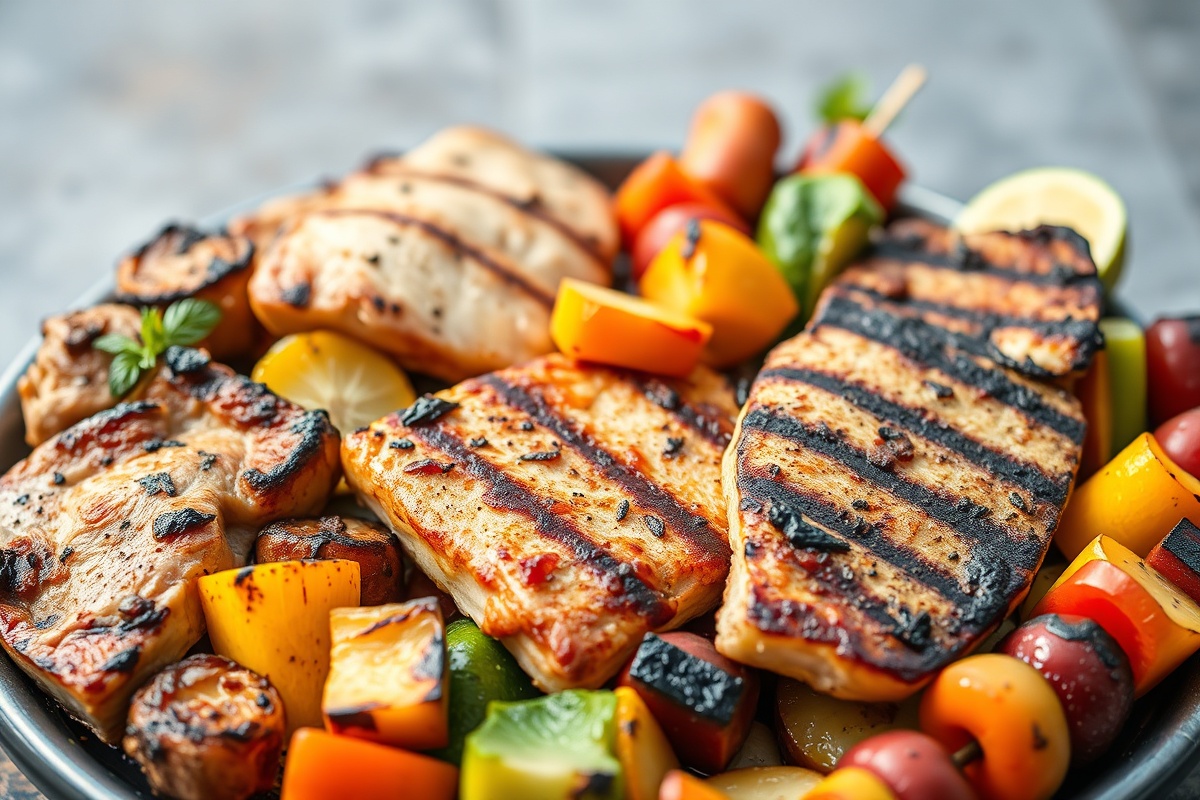 Platter de viandes grillées