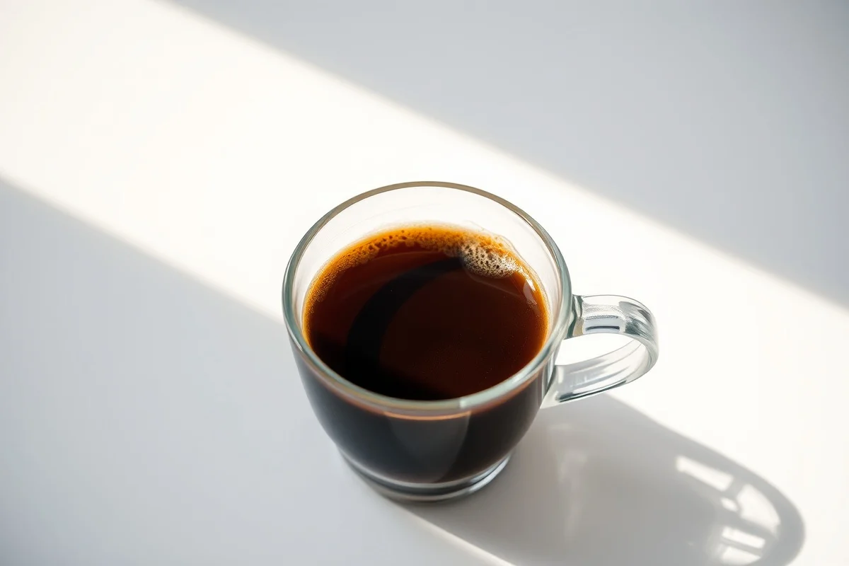 Photo réaliste d'une tasse de café