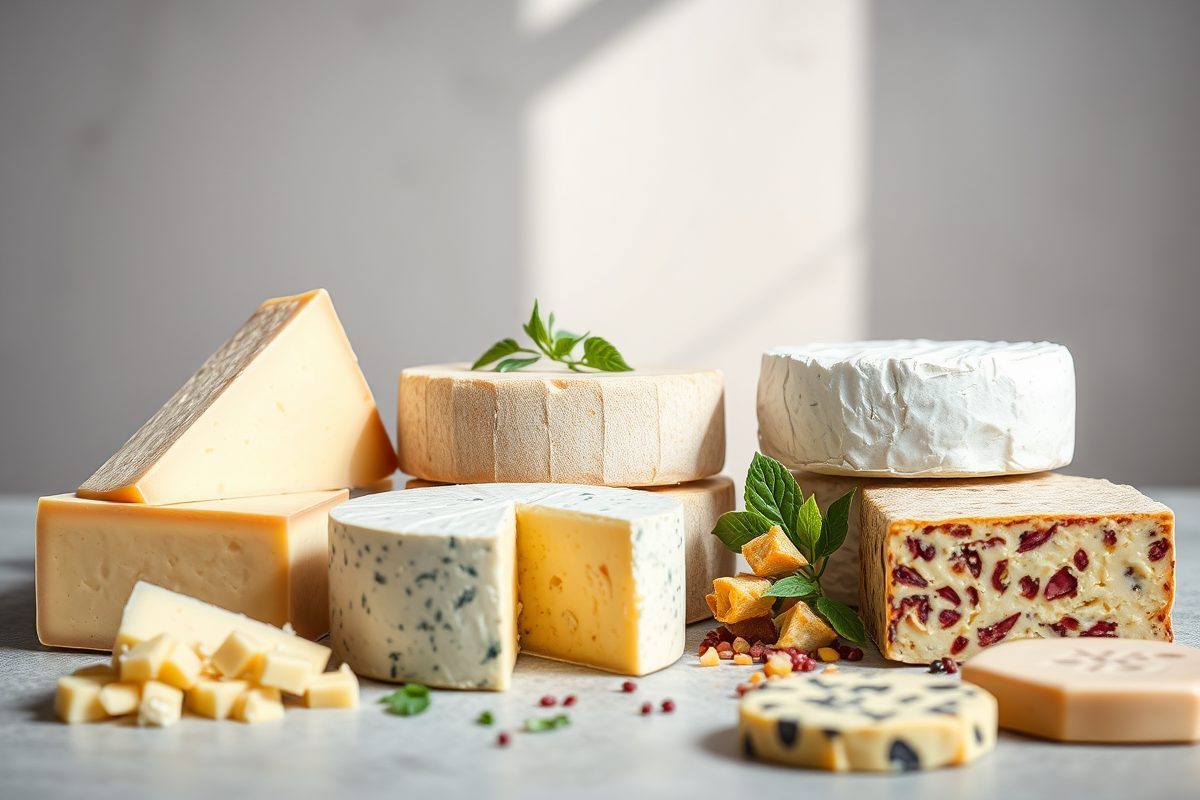 Assortiment De Fromages Artisanaux Et Alternatives Vegetales (jpg)